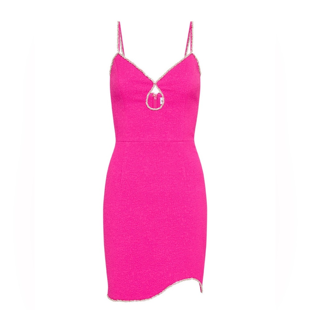 Rebecca Vallance CRISTINA MINI DRESS HOT PINK